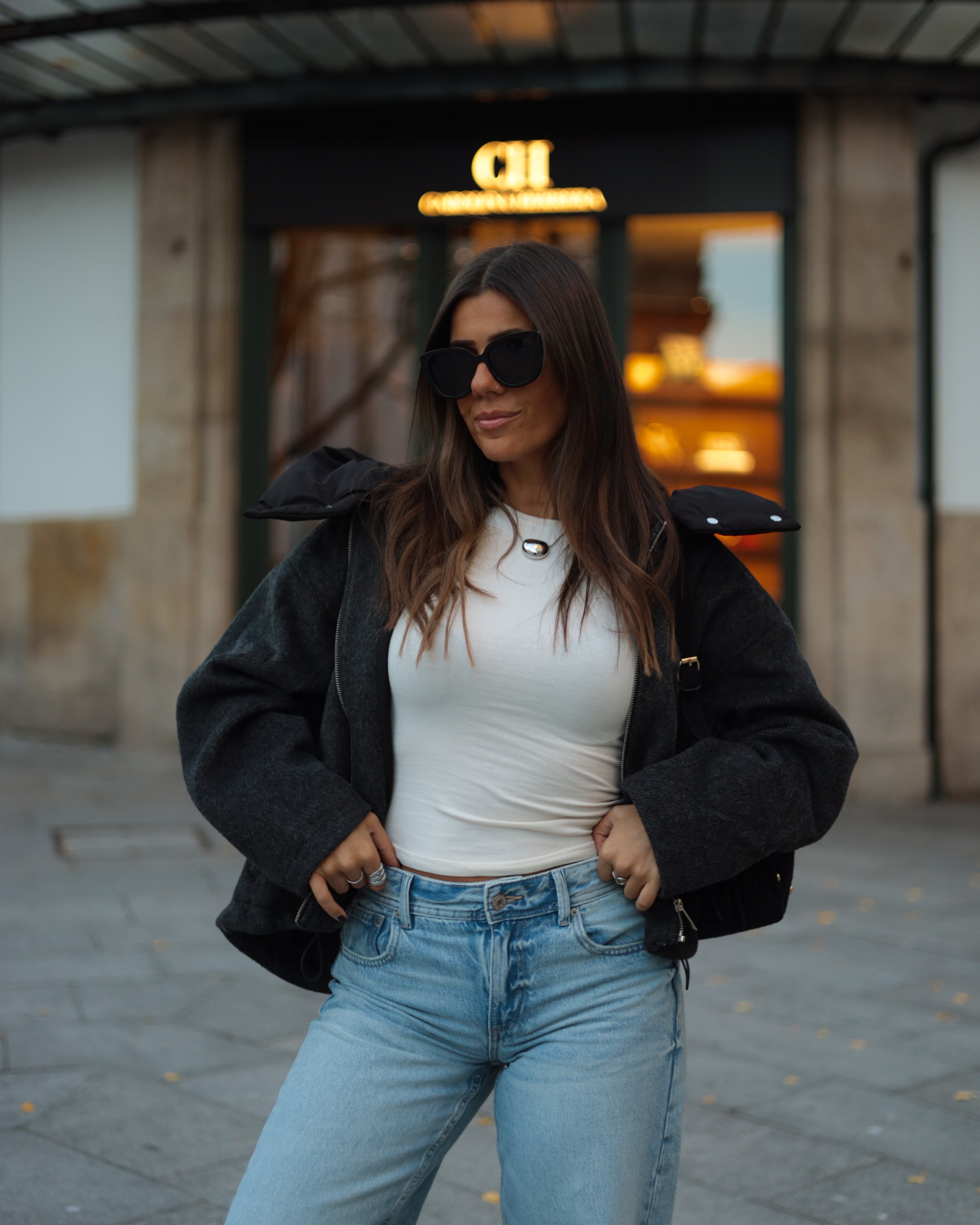 Wool Hooded Zip Jacket